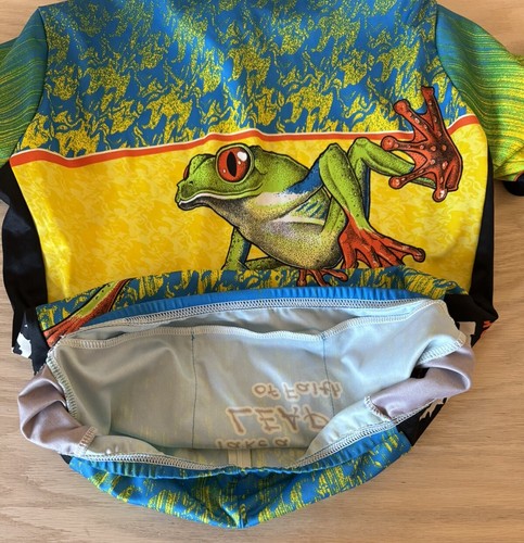 Primal Wear Cycling Jersey Frog Graphic Green Colorado Size S EUC - Picture 14 of 14