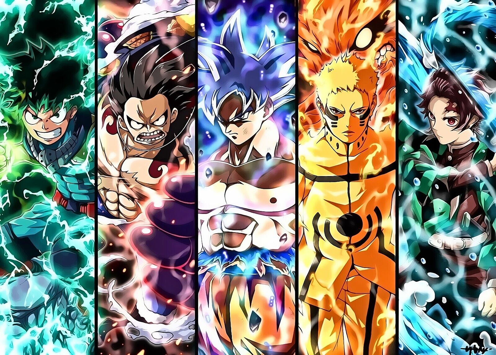 Goku Luffy Naruto  Anime dragon ball super, Anime crossover, Anime dragon  ball