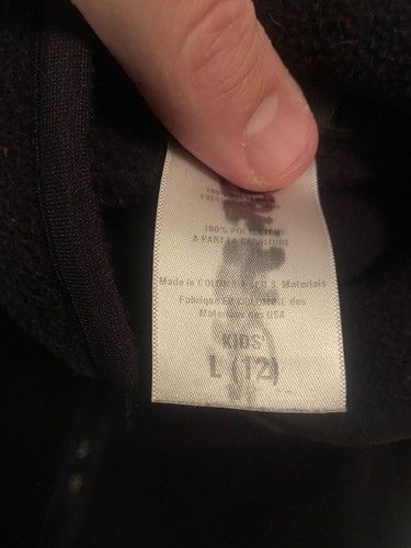 Patagonia Better Sweater Black Fleece Full Zip Jacket Boys Kids L (12) on label - Picture 8 of 9