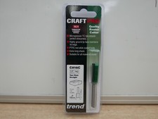 TREND C016CX1/4TC C016C 10MM X 25MM  STRAIGHT TCT ROUTER CUTTER BIT 1/4" SHANK