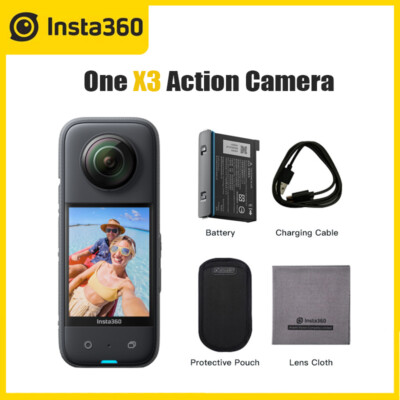  Insta360 One X3 Action Camera 5.7K Video 10M Waterproof FlowState Stabilization