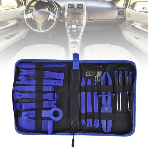 19Pcs Car Trim Removal Pry Tool Set Molding Panel Door Dash Interior Clip Kit UK - Picture 14 of 15