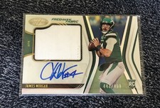 2020 Certified Freshman Fabric Mirror Signatures James Morgan Rookie Auto RC