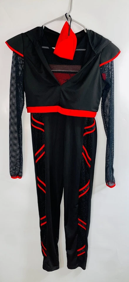 Sexy Mono con Capucha Luchador Dragón Ninja Guerrero Niña Halloween Adulto Disfraz M Foto 3 de 4