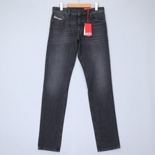Image of Diesel Mens Jeans 1995 D-Sark Trousers Straight Mid Rise Black Gray Size NWT
