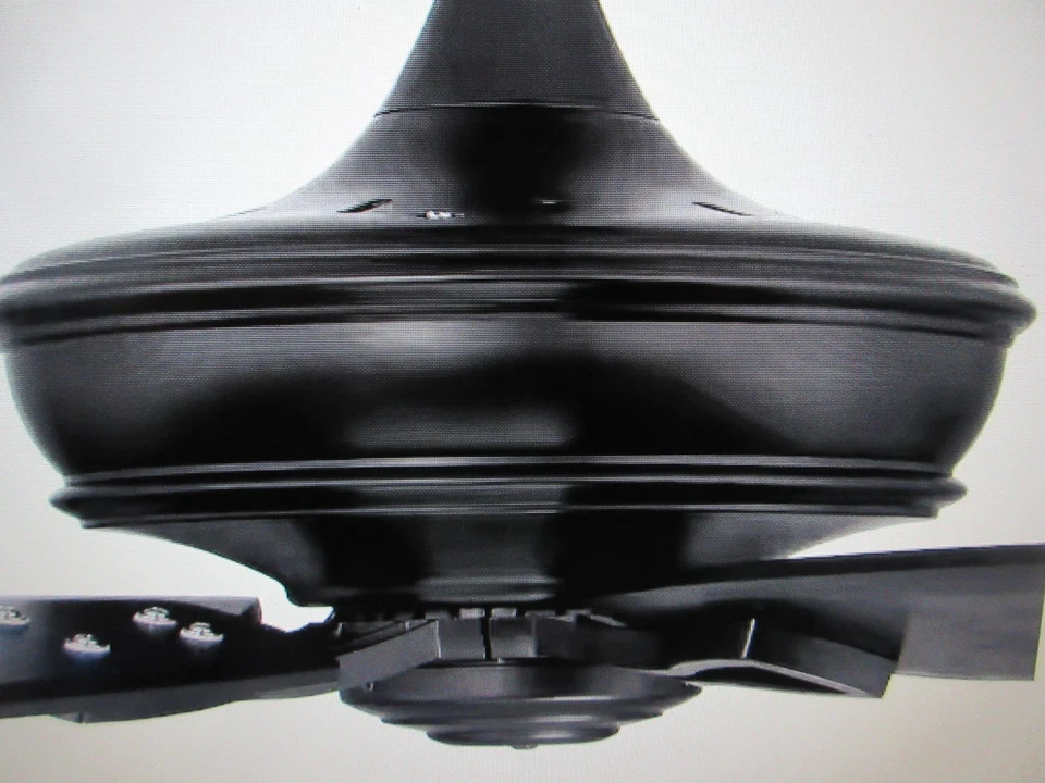 CRAFTMADE Santori 60 in. 6-Speed Reversible Flat Black Finish Ceiling Fan - Image 4 of 4