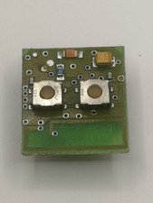 GENUINE USED VAUXHALL 2 BUTTON REMOTE KEY FOB CIRCUIT BOARD BOSCH WITH LED