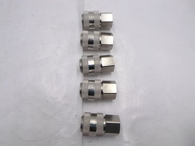 5-Pack 1/4'' Rectus Quick Coupling 13KAIW13MPN Female Thread Nickle Plated