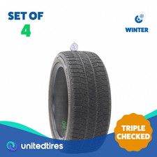 Set Of 4 Used 23545r17 Bridgestone Blizzak Ws90 Studless 97h - 6.5-732 Set Of 4 Used 23545r17 Bridgestone Blizzak Ws90 Studless 97h - 6.5-732