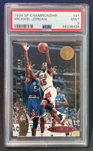 Michael Jordan 1994 SP Championship Basketball Card #41 PSA 9
