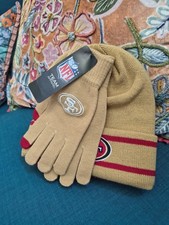 2 San Francisco 49rs Beanie And 1 Glove Set 2 San Francisco 49rs Beanie And 1 Glove Set