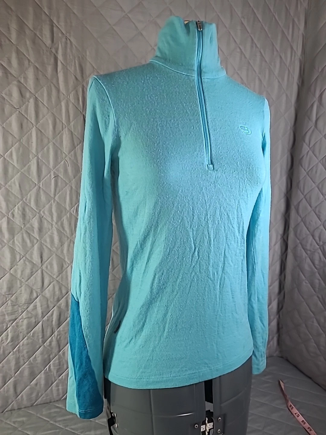 Icebreaker Women's Merino 260 Quarter Zip Pullover Long Sleeve Baselayer Small
