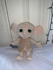 Wizarding World of Harry Potter DOBBY House Elf W/Sock 14  Plush Green Eyes
