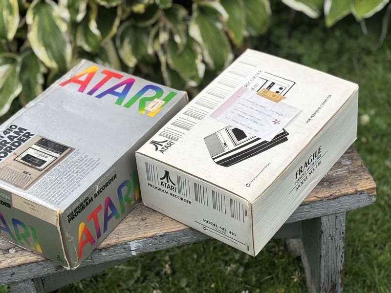 The Atari 410 Program Recorder For 🕹️Computer System🕹️ 400/800 MINT