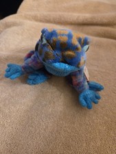 TY Beanie Baby - DART the Frog (8 inch) - MWMTs Stuffed Animal, Colors Bright