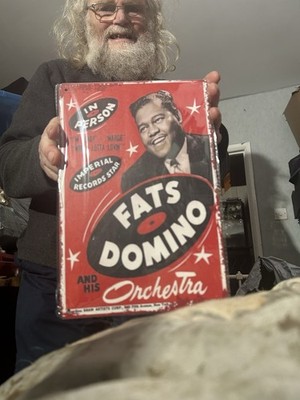 Reproduction Fattys Domino Sign 