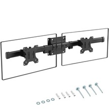 Dual Monitor Wall Mount, Horizontal Assembly Mount for 2 Monitor Screens up t...