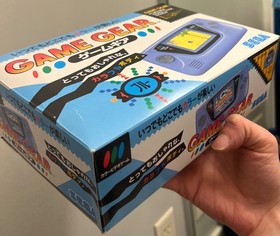 Original Sega Game Gear Console CIB HGG-3210 Blue OEM All Original, All Contents