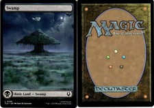 Swamp Full Art - TLA 0289 - NM - MTG Magic