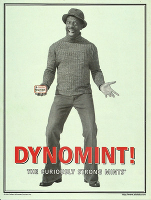 1999 Altoids Mints Candy Jimmie Walker J.J. Good Times Dynomint Funny Print AD