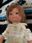 Mattel VINTAGE  8  Inch Doll  From 1976 Redhead In Yellow Floral Nightgown Robe — photo 2