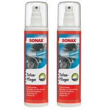 2x 300ml SONAX TIEFENPFLEGER SEIDENMATT MATT TIEFEN PFLEGER KUNSTSTOFF REINIGER