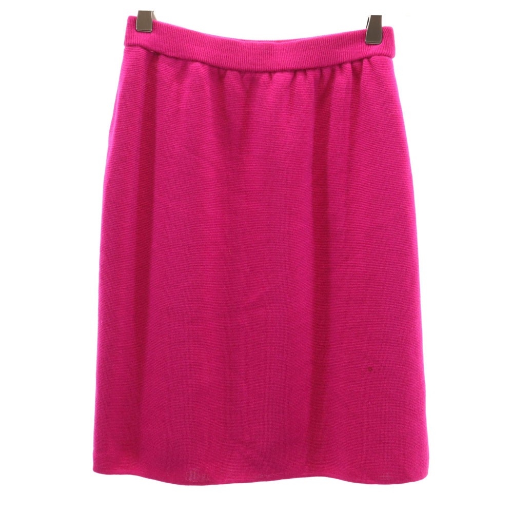 Gonna aderente YVES SAINT LAURENT anni 90 vecchia lunghezza media maglia 7 magenta donna