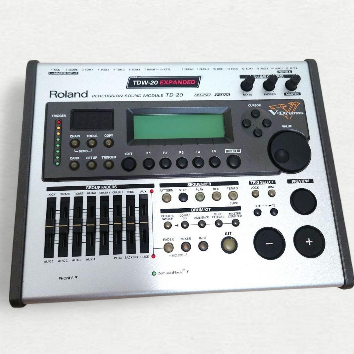Roland TD-20 V-Drum Percussion Sound Module for sale online