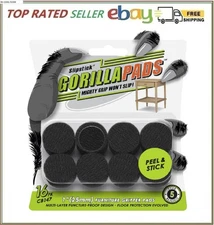 Slipstick GorillaPads Non-Slip Furniture Pads Set of 16 1 inch