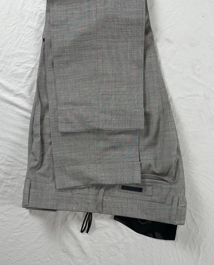 Prada  Flat Front Stretch Wool/Silk Cuffed Dress … - image 13