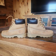 Timberland Boots Youth Boys 13 Nubuck Wheat Color Waterproof 10760 A5825