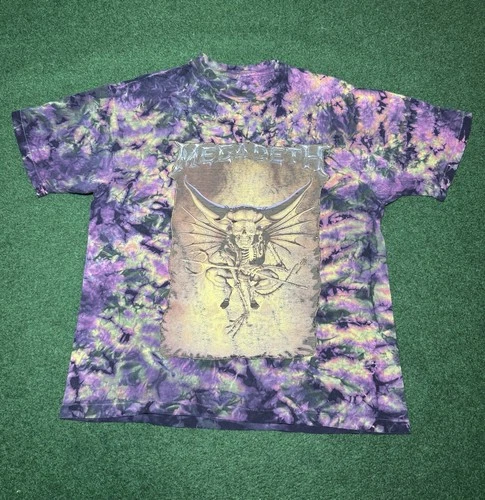 Megadeath Countdown To Extinction 90s Large Metal Ba 1990s vintage concert t-shirt, vintage, size L, single stitch, B+ condition