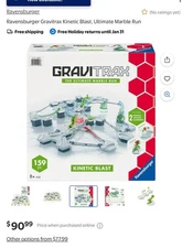 Gravitrax Kinetic Blast Ultimate Marble Run Set 159-Piece STEM Toy Ravensburge