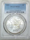 1881 P Morgan Silver Dollar PCGS MS61 Frosty Just Graded New Holder #L771E