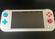 Nintendo Switch Lite Pokemon Zacian Zamazenta Edition Console w/ Blue Case