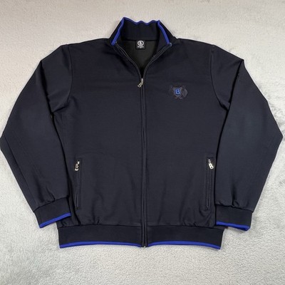 Bogner Sweatshirt Men's 2XL XXL Navy Blue Full Zip Jacket Sweater