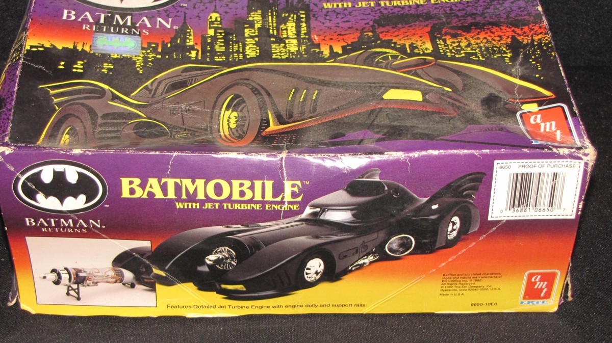Batman Returns: Batmobile with Jet Turbine Engine~AMT, Unbuilt