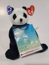 Ty Beanie Baby Babies Rare Mandy Panda Japan Promo Chou Store WWF MWMT #12/50