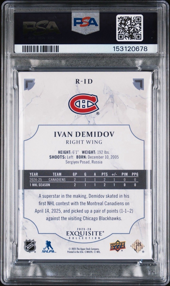 2025-26 Upper Deck Black Diamond - Exquisite Collection Rookies