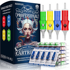 50Pcs 10 Bugpin Tattoo Cartridge Needles Mixed round Liner Shader Magnum