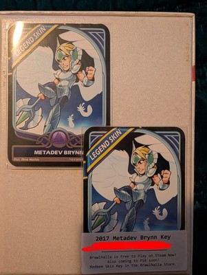 Brawlhalla - Metadev Brynn Legend Skin Code and Card 2017