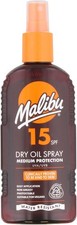 Malibu Sun SPF 15 Non-Greasy Dry Oil Spray For Tanning 200ml 39.50 per litre