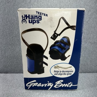 Teeter EZ-Up Gravity Boots for Inversion Decompression Stretching Back Pain