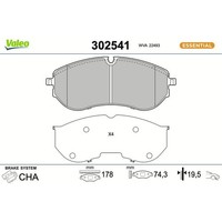 Valeo 302541 Bremsbelagsatz FüR VW MAN Crafter TGE SY SX SZ SYI SYJ UZ