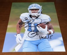 JOSH DOWNS SIGNED 8X10 PHOTO NORTH CAROLINA TAR HEELS FOOTBALL UNC AUTOGRAPH 🐏