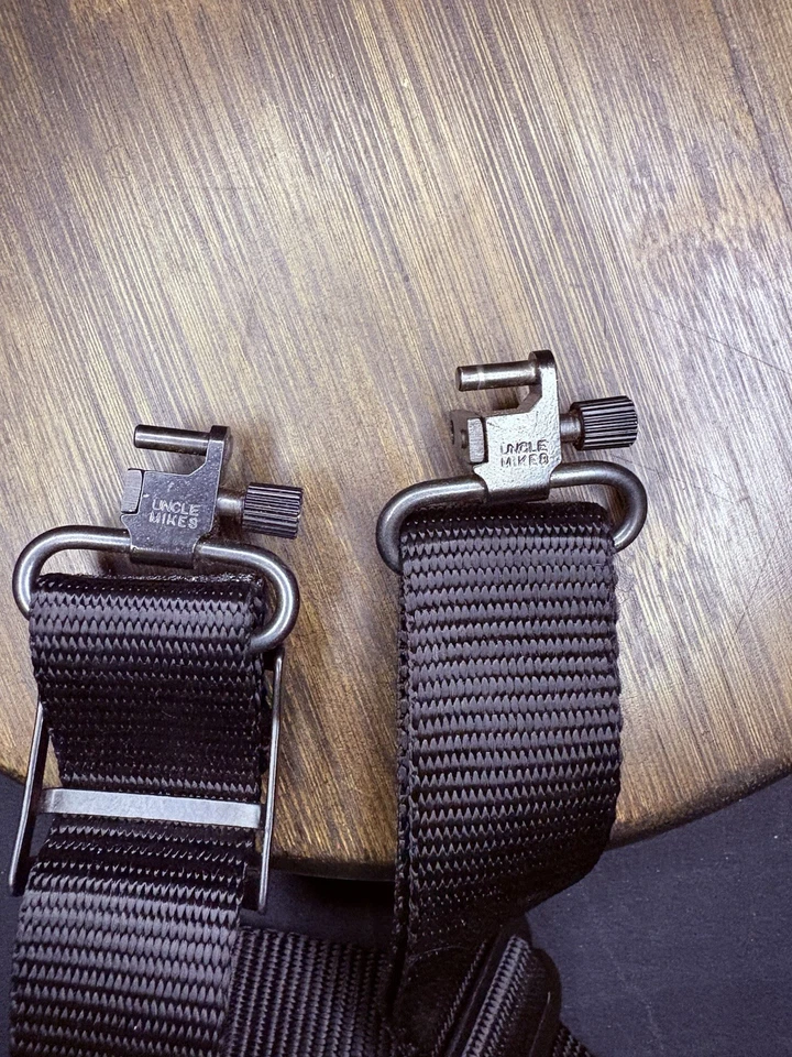 Eslinga para rifle Uncle Mikes y soportes de desmontaje rápido correa de nailon de 1" Foto 3 de 4