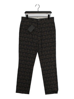 Paul Smith Herren Hose W 32 in Schwarz Baumwolle mit Elasthan Chino Neu Mit Etikett