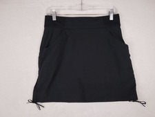 Columbia Women Size Small Black Athletic Nylon Blend Skort