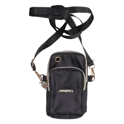 Jingpin, Handytasche, Unisex (Erwachsene), Schwarz, 10, 3, 18 cm #sDQ