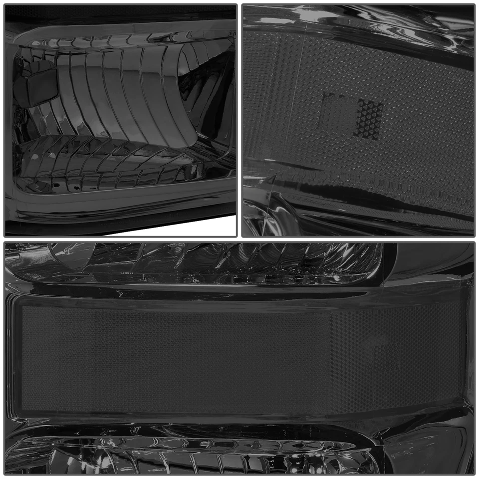 Juego de faros/lámparas laterales transparentes para Ford Super Duty 2008-2010 par carcasa ahumada Foto 4 de 4